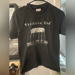 Vendetta Red band shirt - youth large - circa 2003